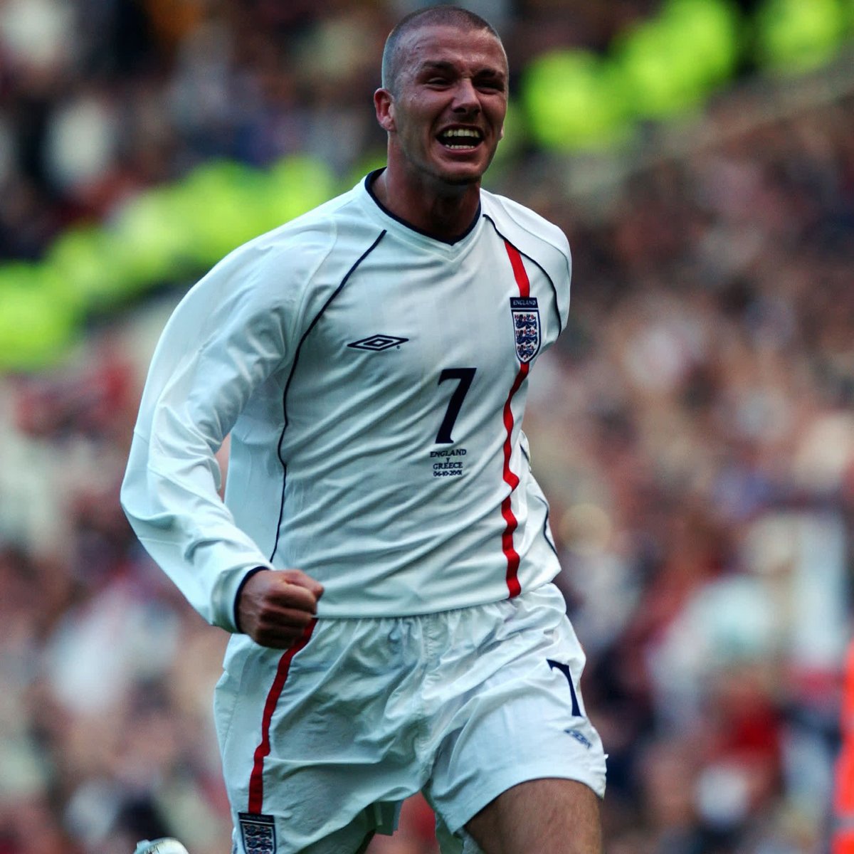 🏟️ Old Trafford. ⏱️ 93rd minute. 👎 2-1 down. ❌ England not qualifying On this day, 22 years ago, David Beckham stepped up and scored 𝗧𝗛𝗔𝗧 free-kick to send England to the 2002 World Cup.