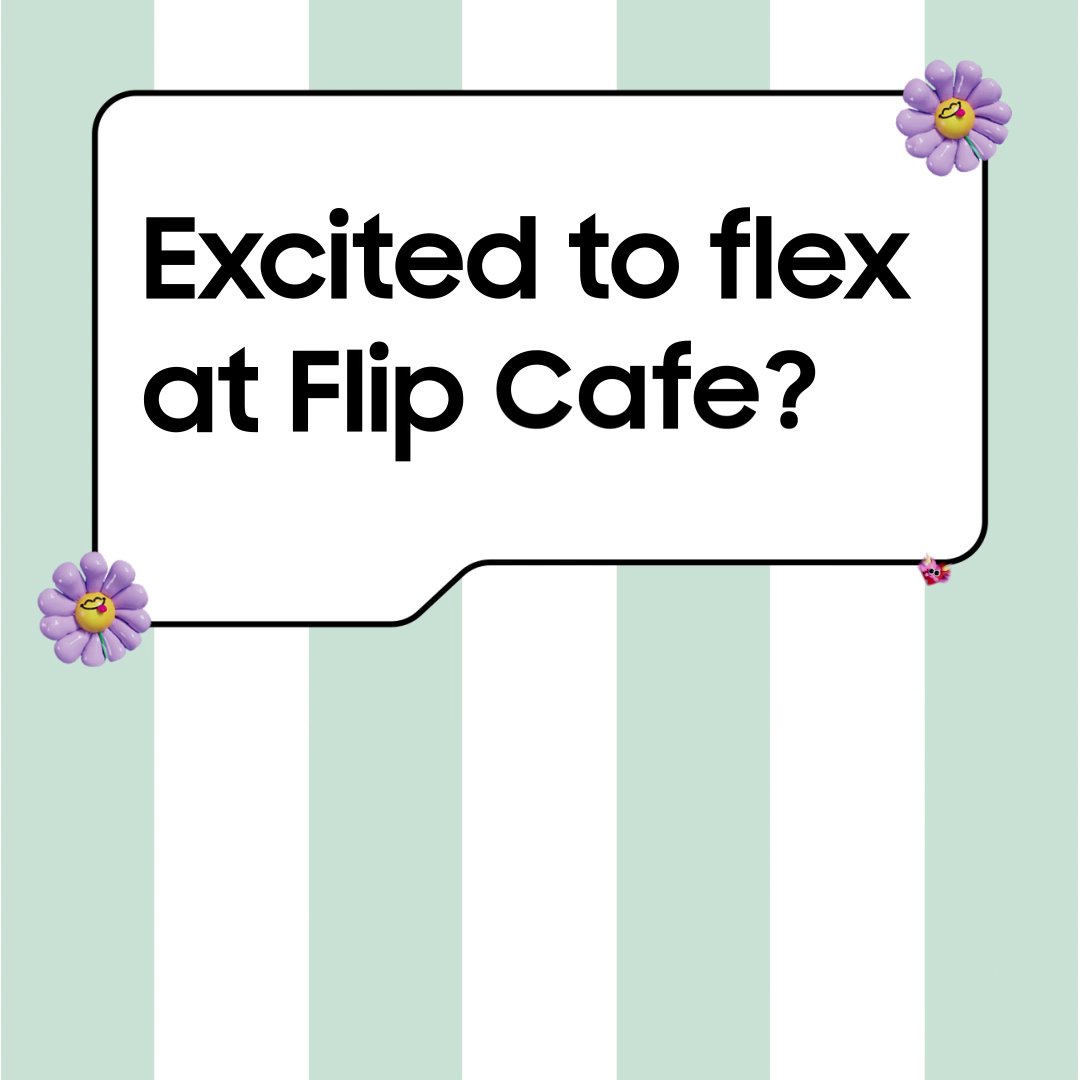 Have you visited Flip Cafe at Paris Baguette Jakarta yet? Here’s one more exciting reason for you to go! Win 600k e-money for 3 people by joining this giveaway 💕 #JoinTheFlipSide #ParisBaguettexZFlip5 #GalaxyZFlip5 #VisitFlipCafe