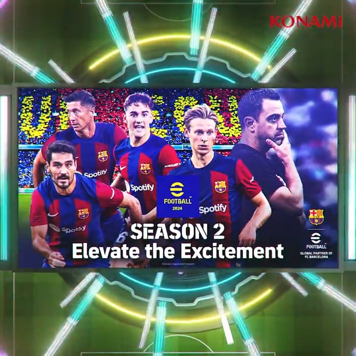 Season 2 has landed in #eFootball 📣 Elevate the Excitement with: NEW league licenses and campaigns 🇹🇷 + 🌎 NEW Club Packs 🏆 NEW Epic players 👑 And introducing Manager Boosters ✨ Hit that ❤️ if you're ready for Season 2: Elevate the Excitement!