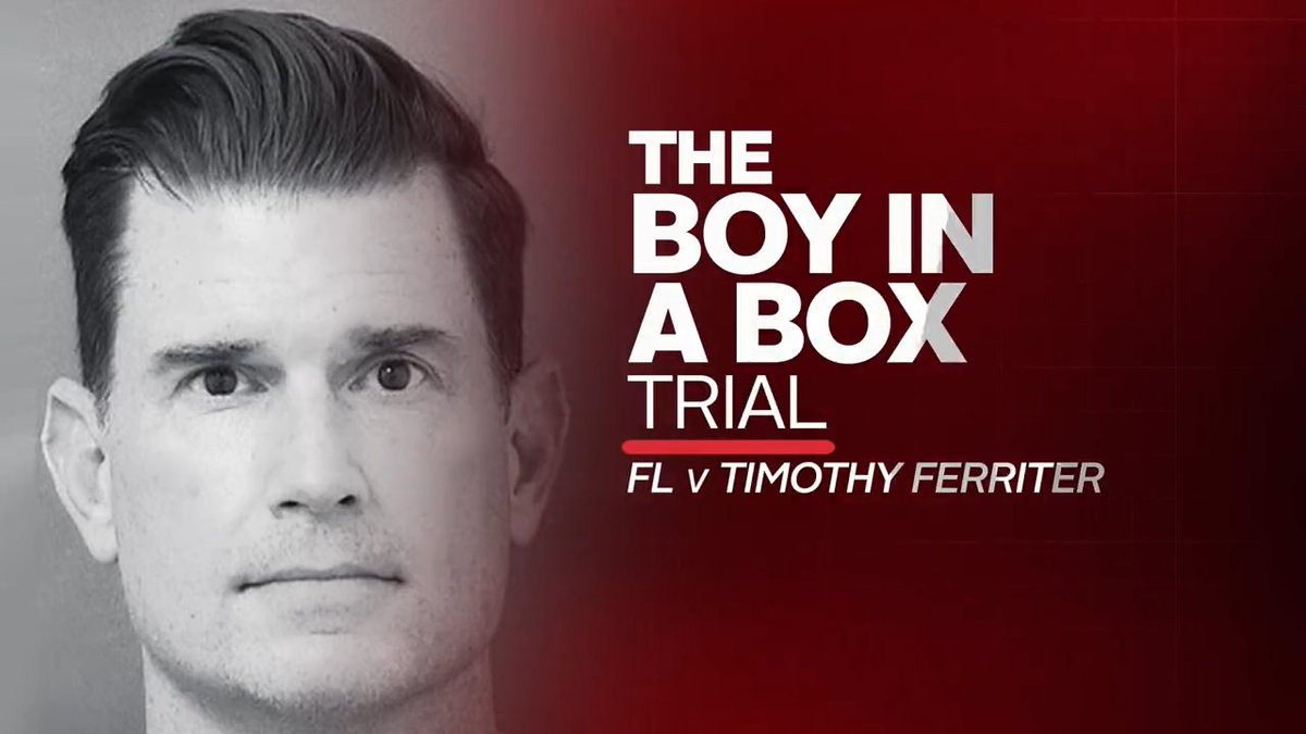 LIVE: #BoyinaBoxTrial | FL v. Tim Ferriter The jury is watching ring camera footage from inside the box of defendant #TimFerriter allegedly abusing his adopted son. Is it "tough love" or something more sinister? #CourtTV What do YOU think? ⚖️👇