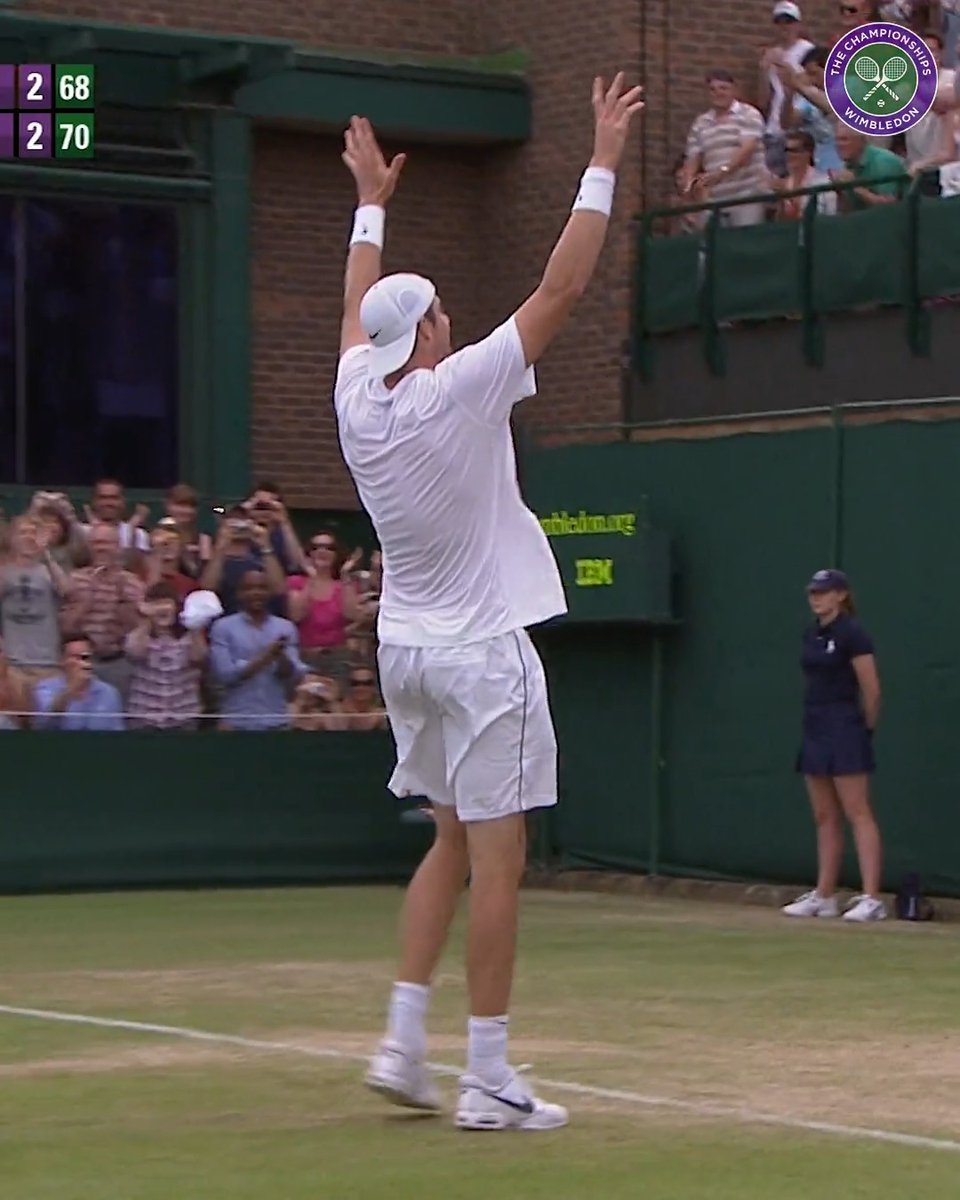 😳 Played across 3 days 🕰️ 11 hours and 5 minutes on court 🥵 Ended 70-68 in the fifth set A match that we will never forget. #Wimbledon