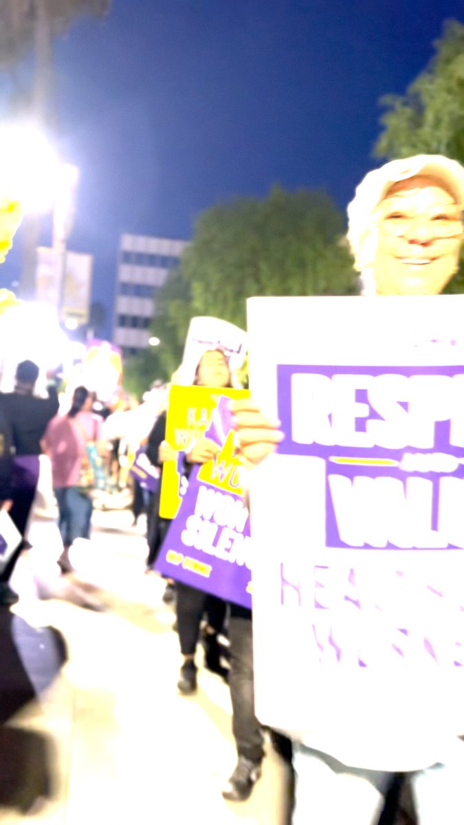 The largest healthcare worker strike in U.S. history is happening right now! RT to stand with healthcare workers across the nation. #United4All #SolidaritySeason