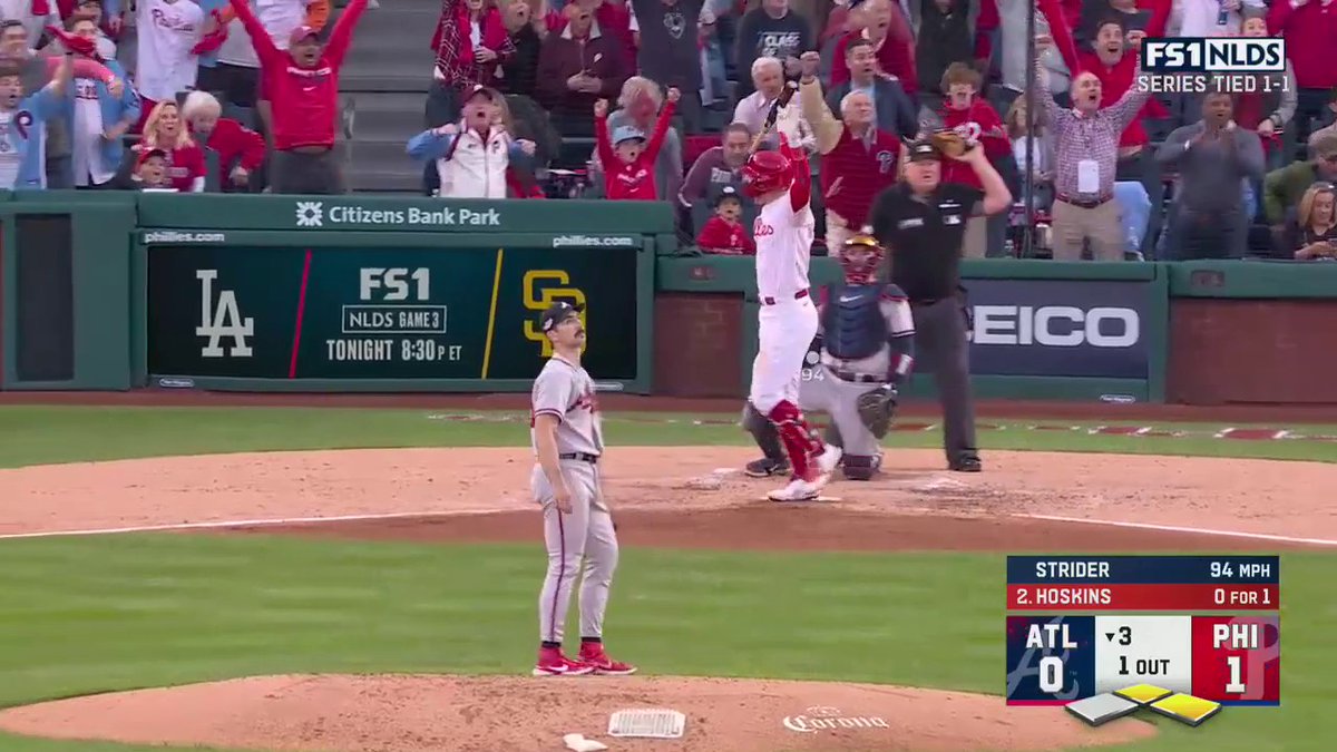 Spencer Strider has thrown 3,413 fastballs in the big leagues but only 3 of them were slower than this one.