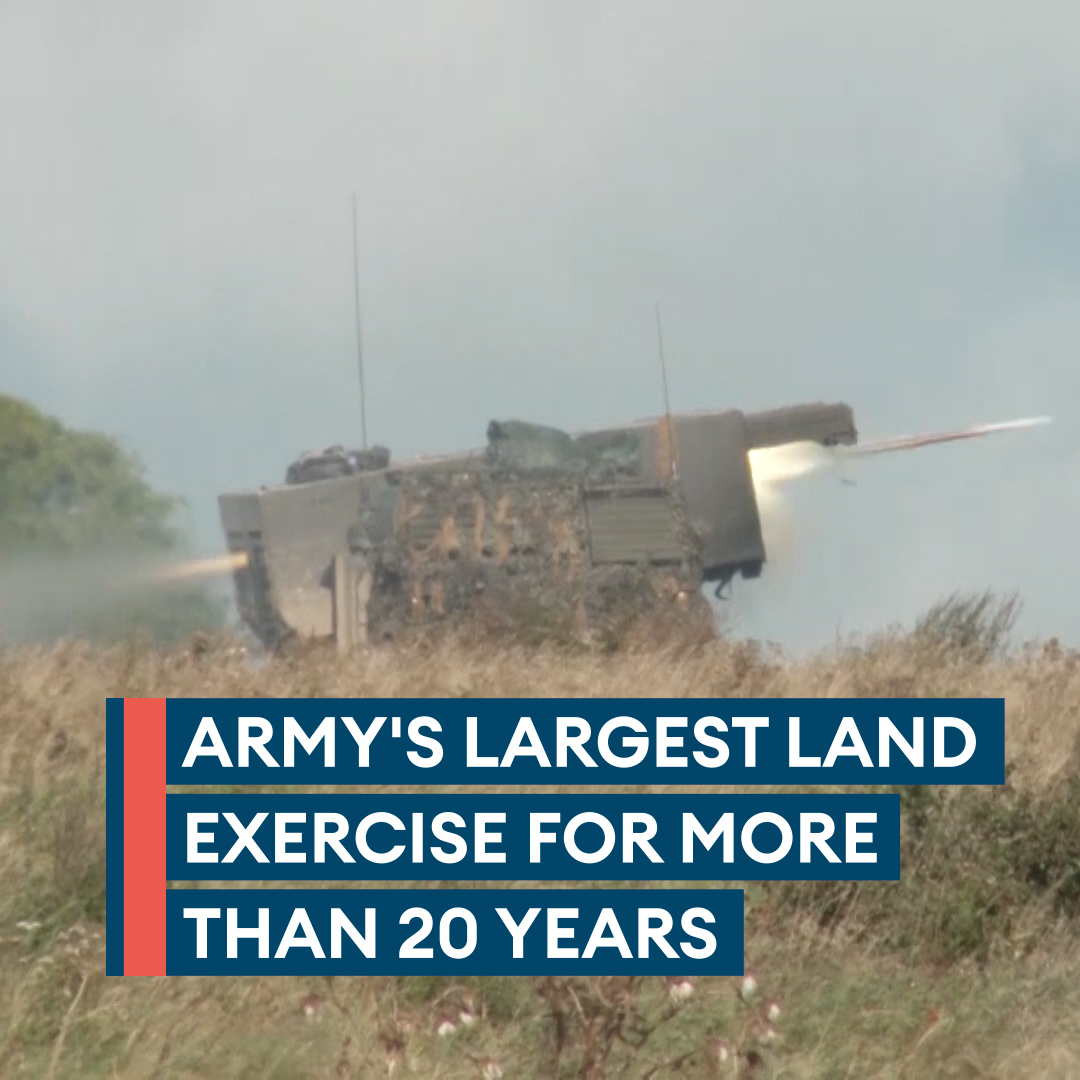 It doesn’t get any bigger than this! 👀 Watch the British Army 🇬🇧’s largest land exercise in more than 20 years 💥 #ExerciseIronTitan 2023 is developing tactics which have been adapted after learning lessons from the war in Ukraine. Find out more 👉