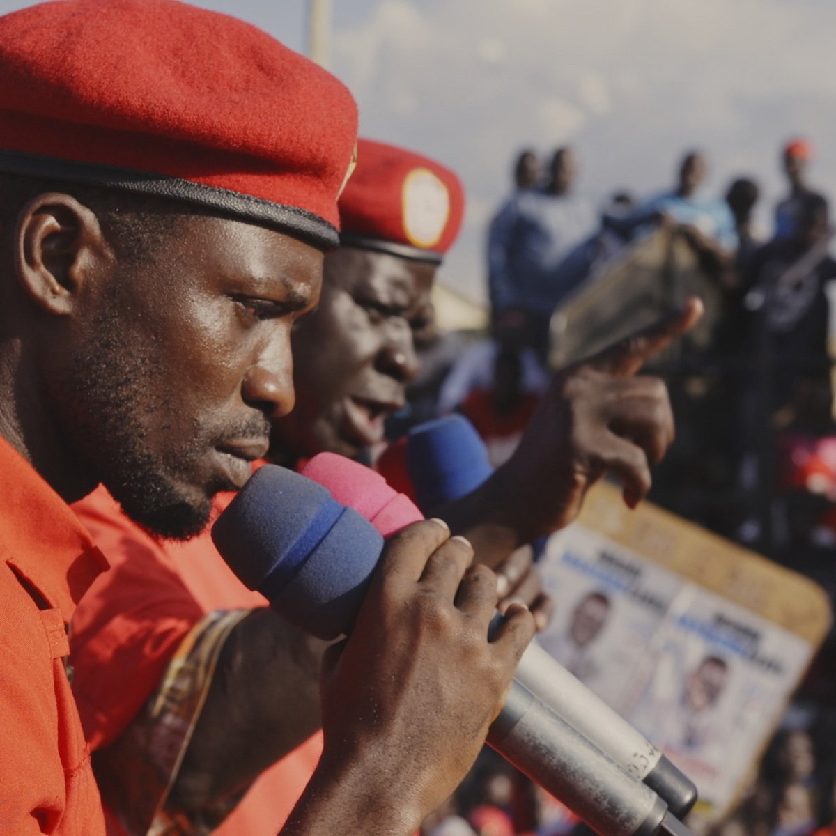 Power to the people. ✊🏿 Witness the moving story of Uganda's opposition leader's fight for the future of his country, which continues to this day. #BobiWineThePeoplesPresident is now streaming on @Hulu and Disney+