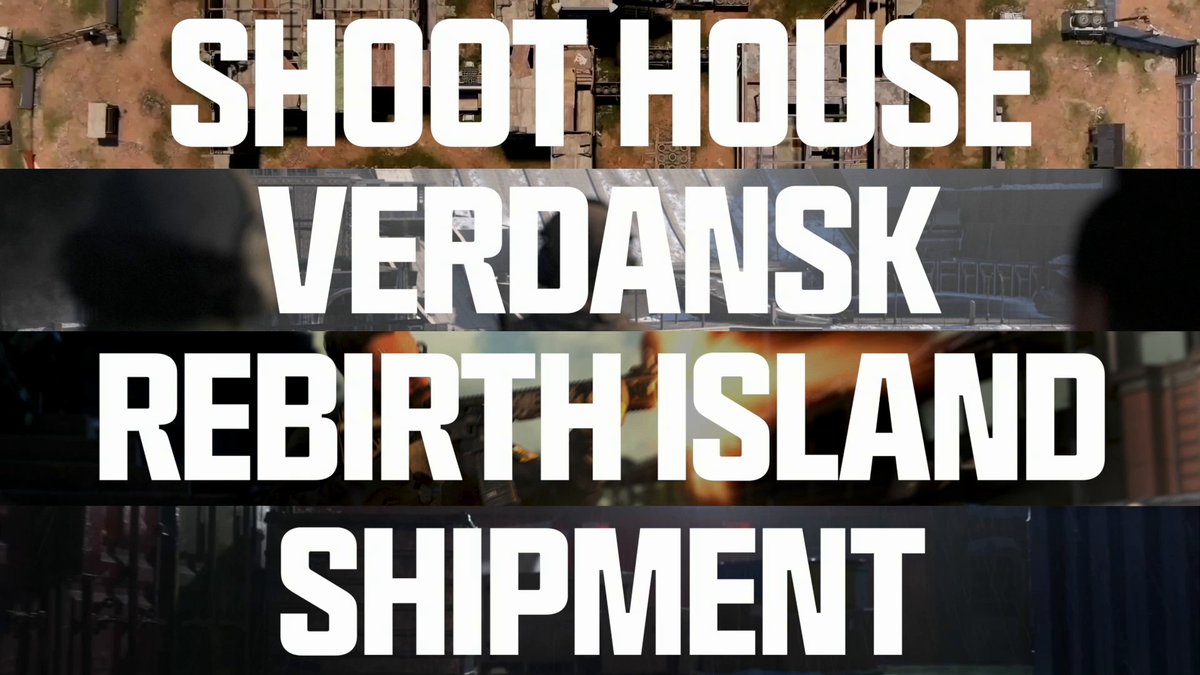 We’ve got the maps fully loaded and battle-ready📍 🏠 Shoot House 🏔️ Verdansk 🏝️ Rebirth Island 🚢 Shipment Your favorites are live NOW in #WarzoneMobile. Which one are you loading into first? Drop an emoji in the comments.