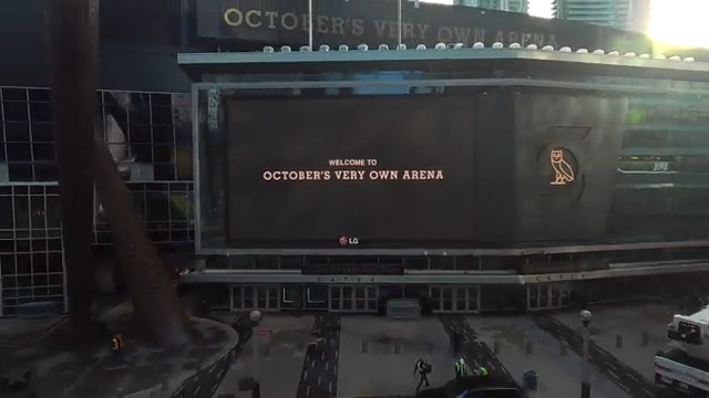 Celebrating Drake’s homecoming shows and marking the 10-year anniversary of the partnership between October's Very Own, Drizzy and Toronto Raptors, we transformed @Scotiabank Arena to October’s Very Own Arena for the next two nights. Welcome home, Drizzy