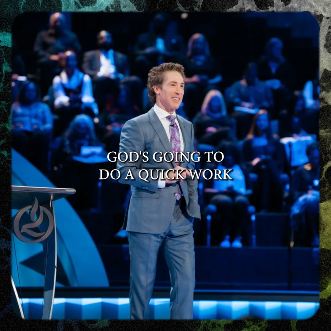God knows how to make up for lost time. One good break will put you years ahead. This is where faith comes in. You don't see anything happening, but you believe acceleration is coming. Check out Joel's message, "Fast Forward":