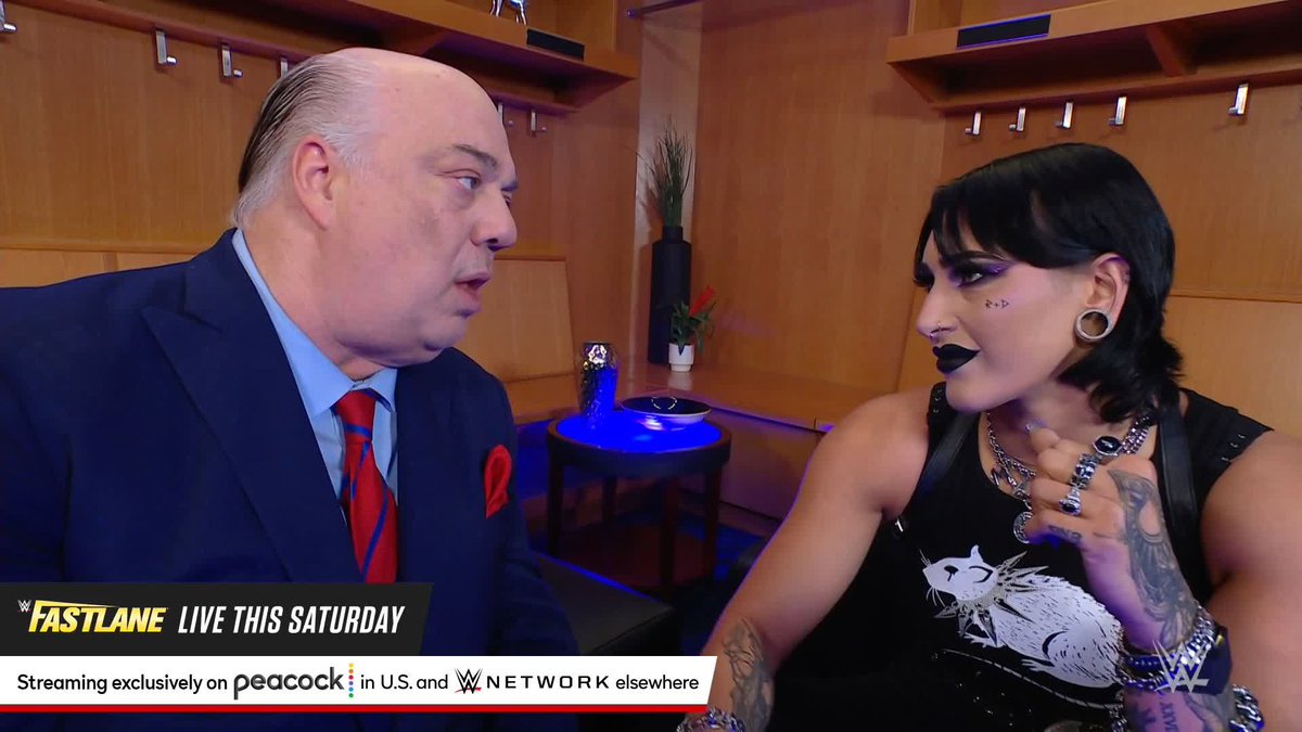 "ACKNOWLEDGE ME." 👀😈 Mami fears NOBODY, not even Roman Reigns. RheaRipley_WWE Paul Heyman #SmackDown