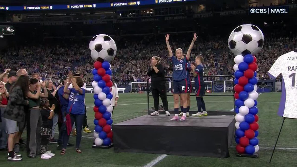 “This was just always the place where I could be myself… To be able to play here my whole career, in this city… It is just really special to have this.”💙 Mario Corral’s last words to the Seattle fans, her family, and all those who have supported her in her career at @OLReign. 🥺