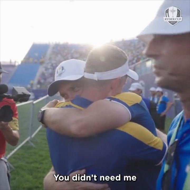 I love this man and this team Luke Donald 💙