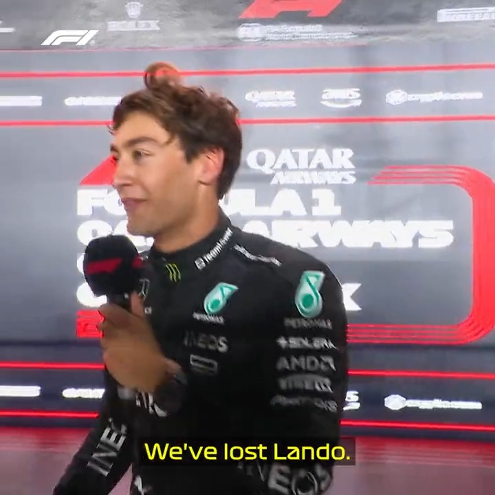 George, have you found Lando yet?! 😄 #F1 #QatarGP