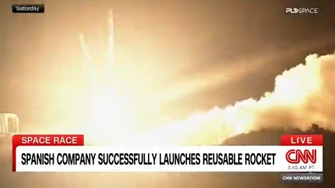 A Spanish company has successfully launched the country's first reusable rocket