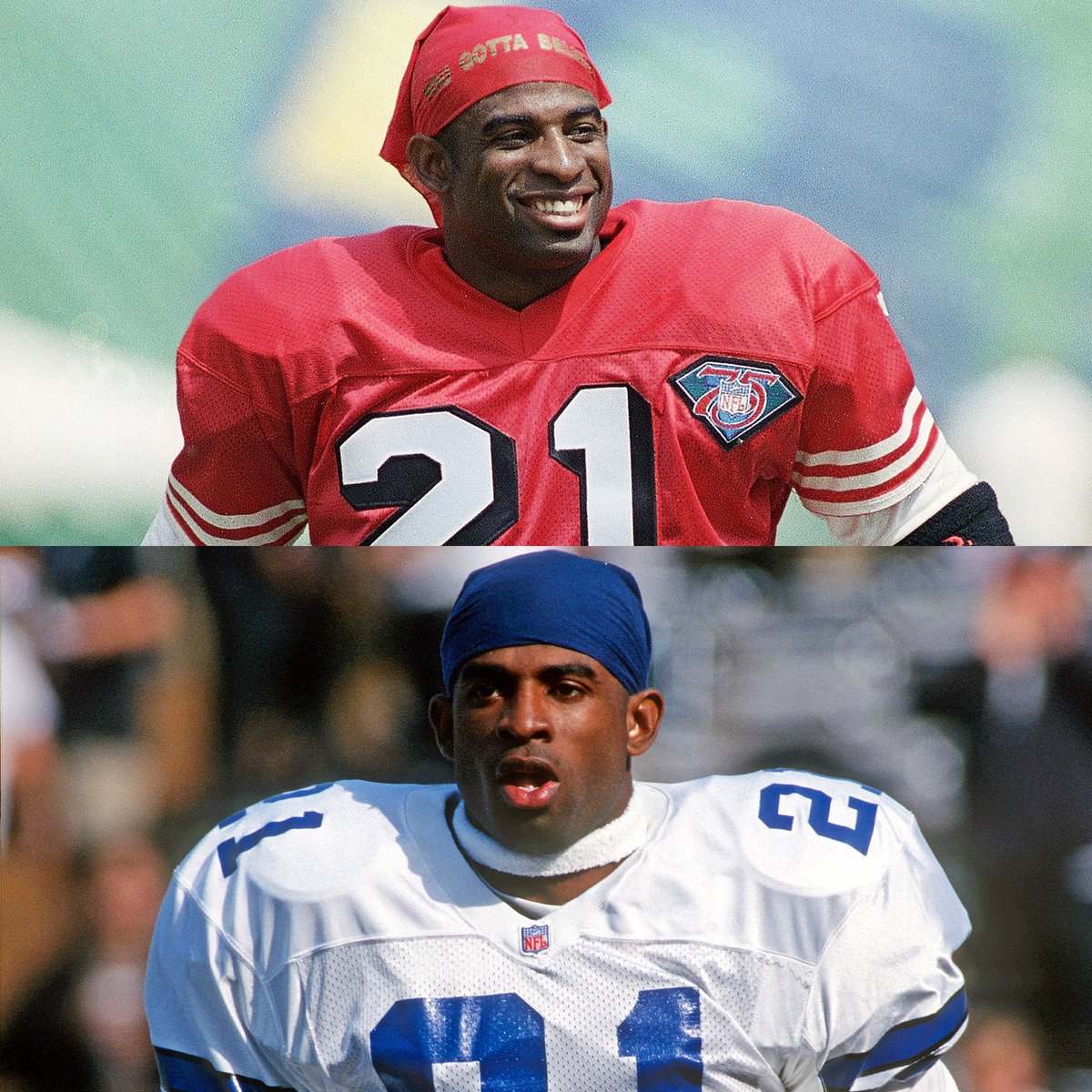 The San Francisco 49ers’ last SB title came in 1994. For the @DallasCowboys, it happened in 1995. COACH PRIME was on both of those teams. 🏆🏆 📺: #DALvsSF — Sunday 8:20pm ET on NBC 📱: Stream on #NFLPlus