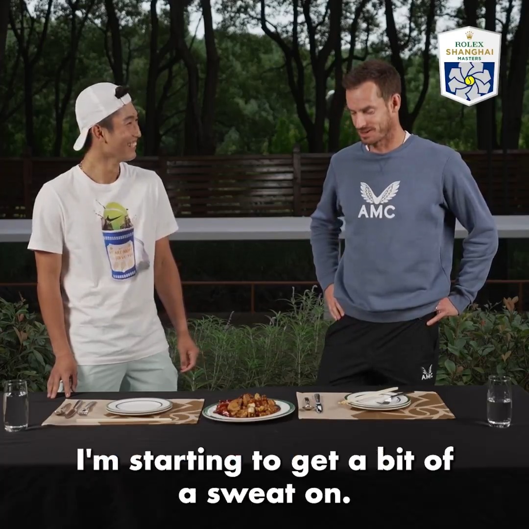 Scottish food vs Chinese food🍴🥢 Introducing Meal Swap with Andy Murray and Jerry Shang… #RolexShanghaiMasters
