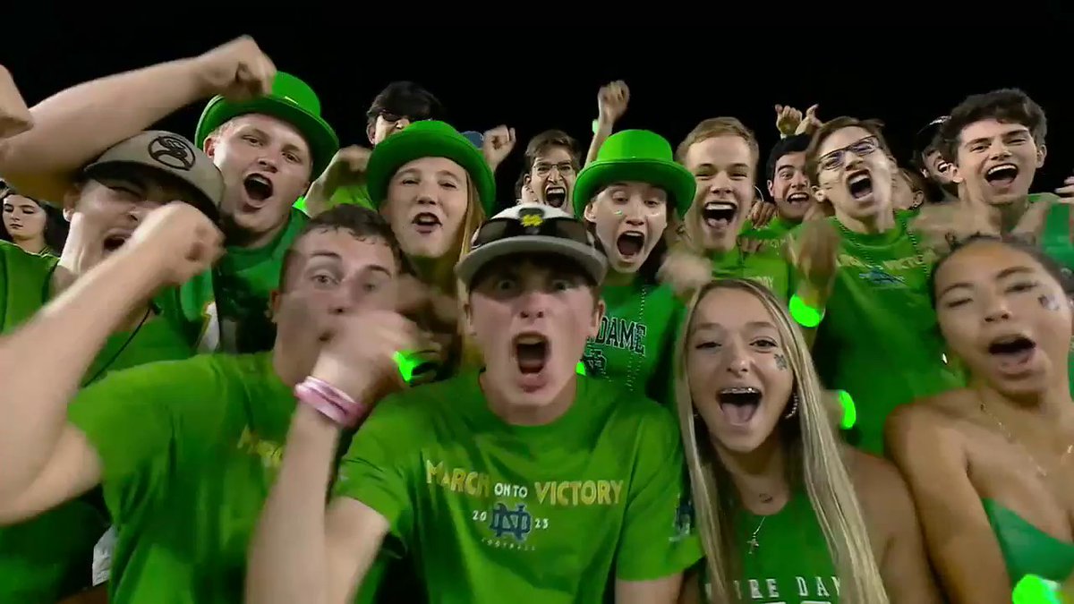 Next Week: The best pregame party in college football will be LIVE from South Bend, Indiana 🙌🎉 We'll see you there, Notre Dame Football ☘️
