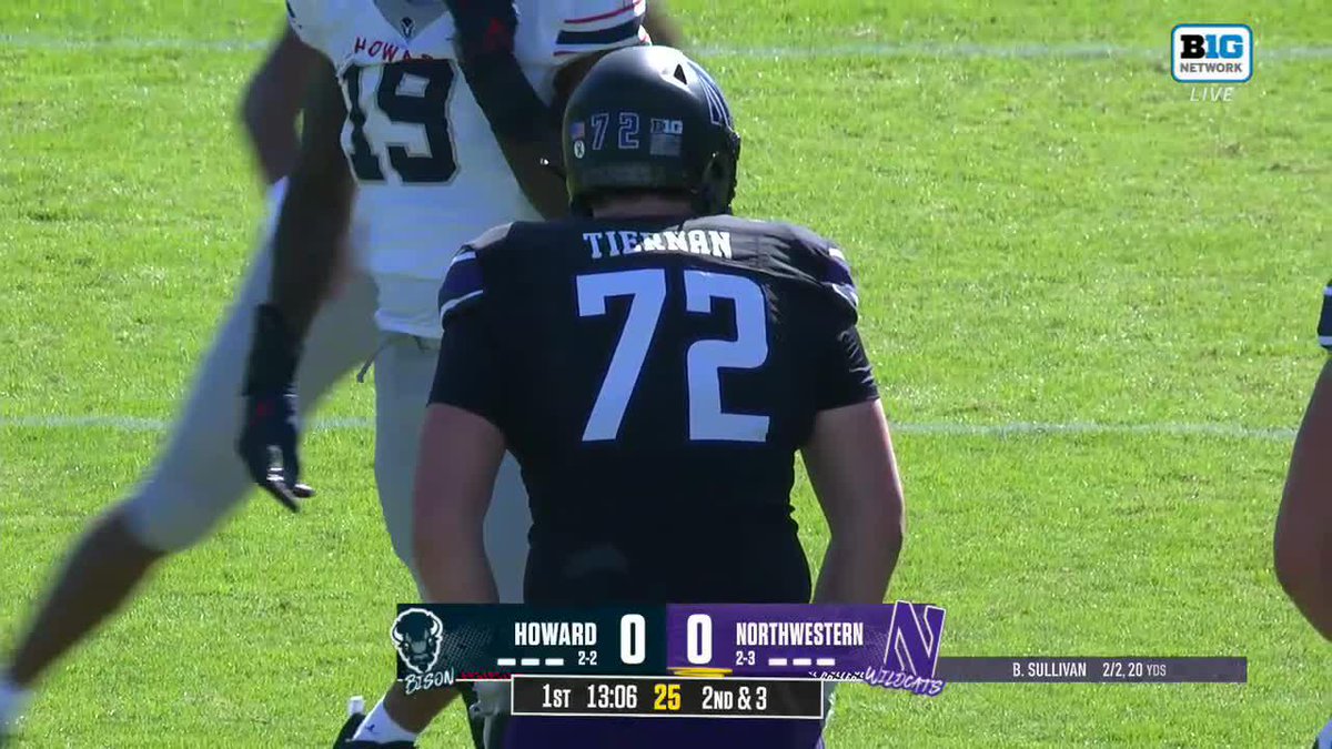 He's in the end zone ❗ Brendan Sullivan x Northwestern Football. 📺: Big Ten Network