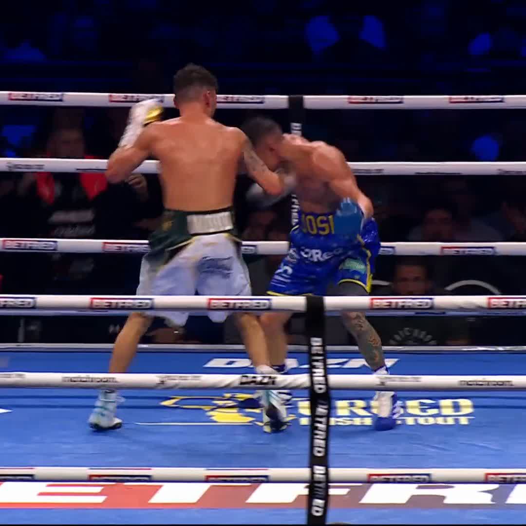 NEVER COUNT HIM OUT 🤯 Leigh Wood stops Josh Warrington in round 7 #WoodWarrington | DAZN Boxing