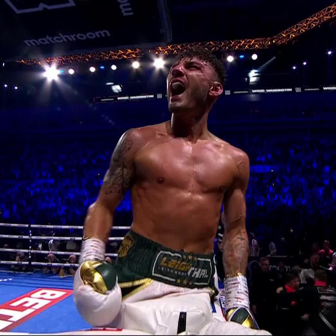 One of the most INCREDIBLE knockouts you'll see Leigh Wood 🤯 #WoodWarrington