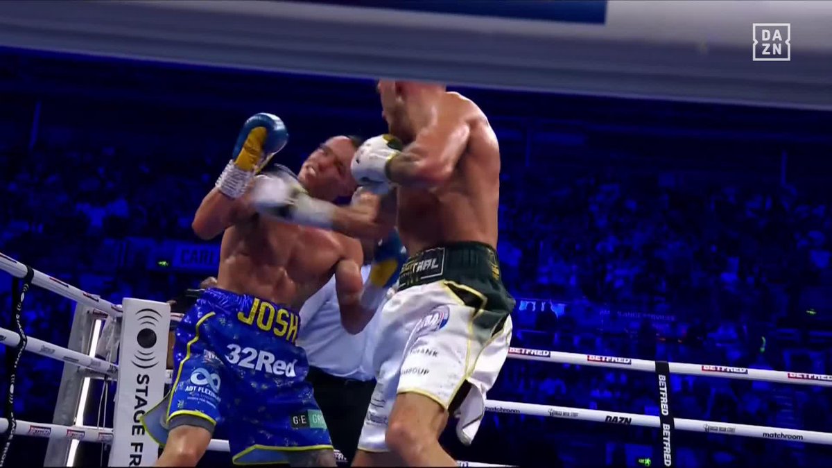 All the angles of THAT Leigh Wood knockout 🎥 #WoodWarrington