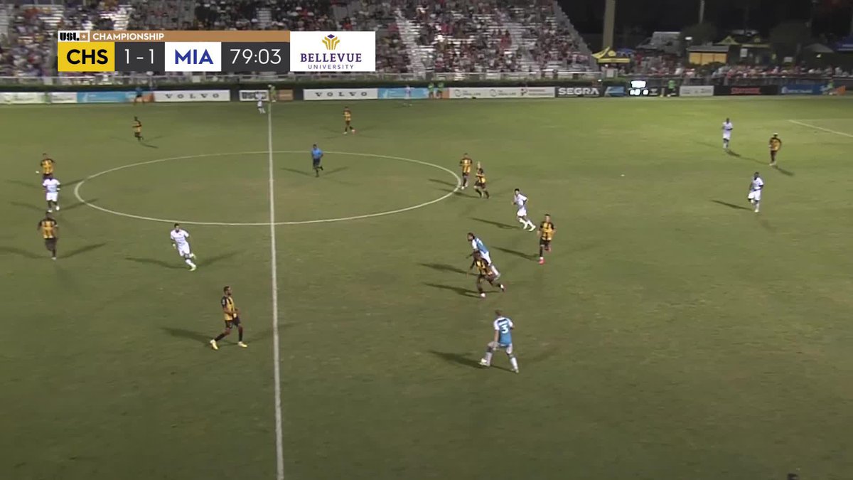 A ๐๐๐ goal in a ๐๐๐ moment for Michael Salazar JR! ๐ช #CHSvMIA | Miami FC