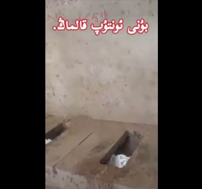 Video: Surveillance cameras in public toilets in the occupied Uyghur homeland—East Turkistan (or so-called “Xinjiang”):