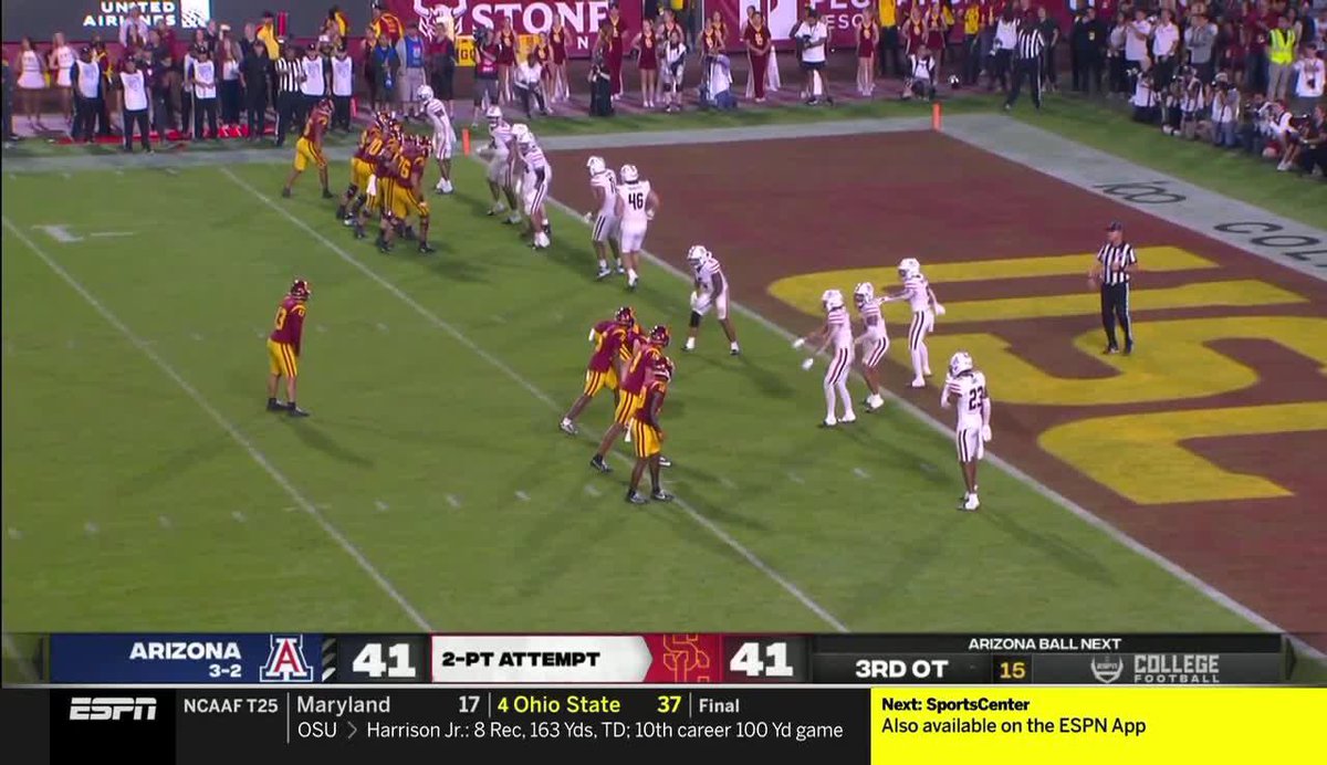 Arizona deserves all the credit in the world. Tip of the cap.