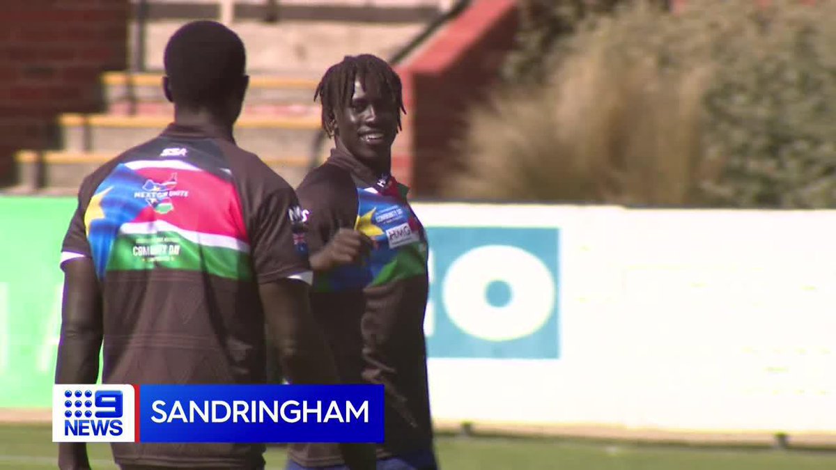 Football's biggest South Sudanese names have banded together to support the game at grassroots level in their community. @xandermcg9 #9News