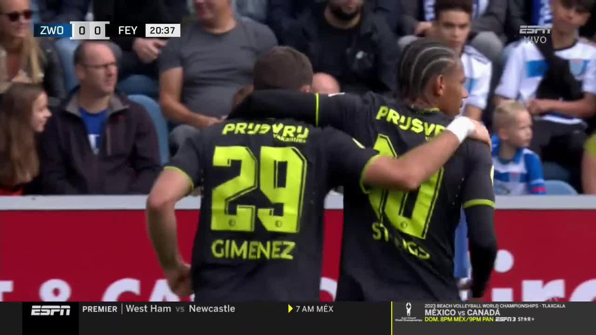 ¡NO HAY MEJOR MANERA DE ARRANCAR EL DOMINGO! ❤️ ¡SANTI GIMÉNEZ APROVECHA EL HORROR DEL PORTERO! YA SON 11 GOLES EN EREDIVISIE Mira su paso en el torneo en #ESPNenStarPlus