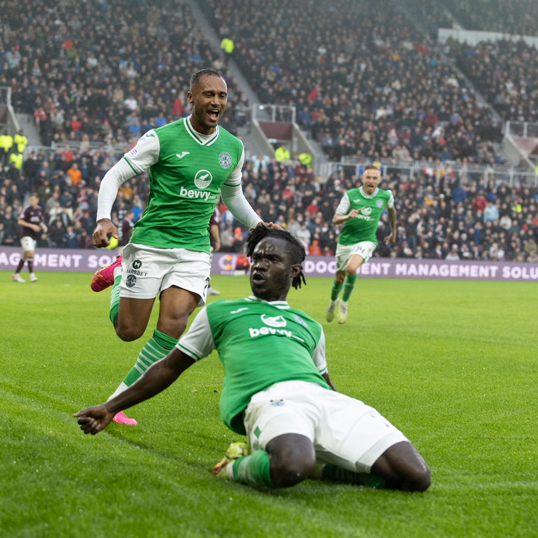 Two goals in 82 seconds from Elie Youan in the Edinburgh Derby! ⚽️⚽️