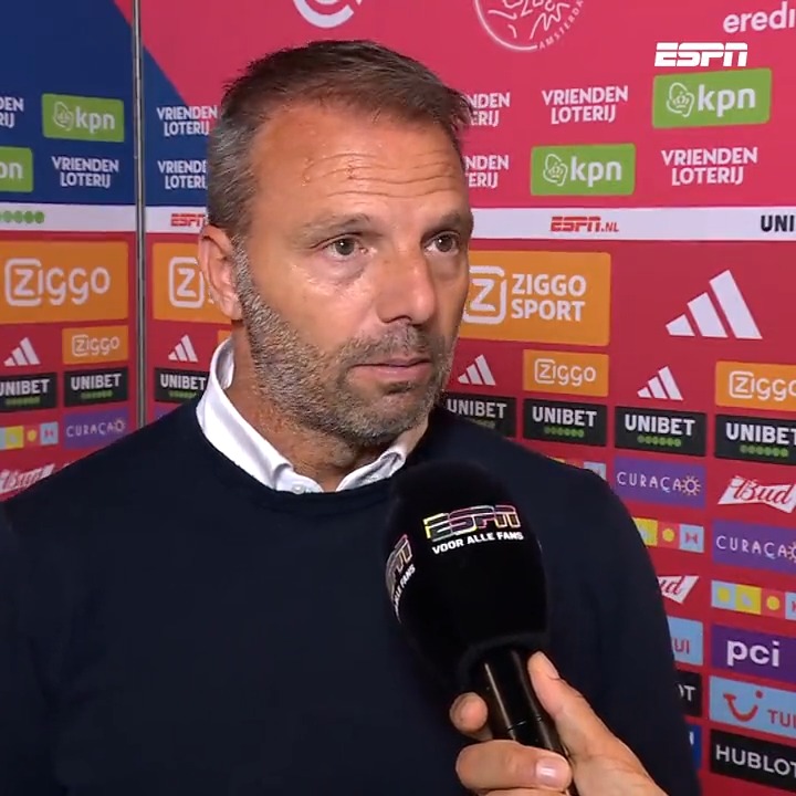 Maurice Steijn wanhoopt nog altijd niet en gelooft in ommekeer: "Ik heb echt vertrouwen dat het ons gaat lukken." #ajaaz