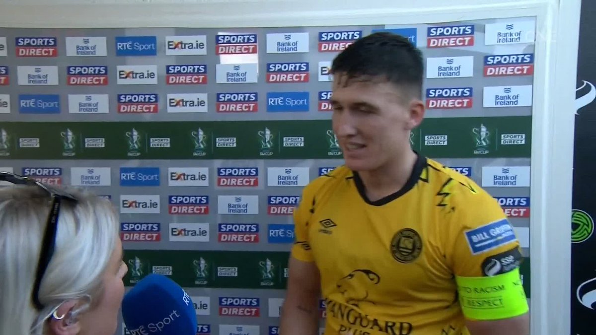 "I'm buzzin' for the club and I'm buzzin' for everyone involved..." Pat's captain and Man of the Match Joe Redmond has been talking to Valerie Wheeler #RTEsoccer #FAICup 📺 Watch on RTÉ One and RTÉ Player 📱 Updates/Recap: 📻 Listen In Sunday Sport