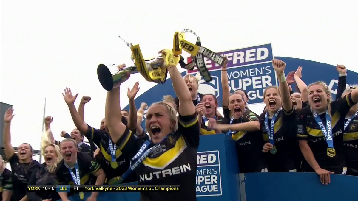 Your 2023 Super League Champions, York RLFC Valkyrie !! ๐๐