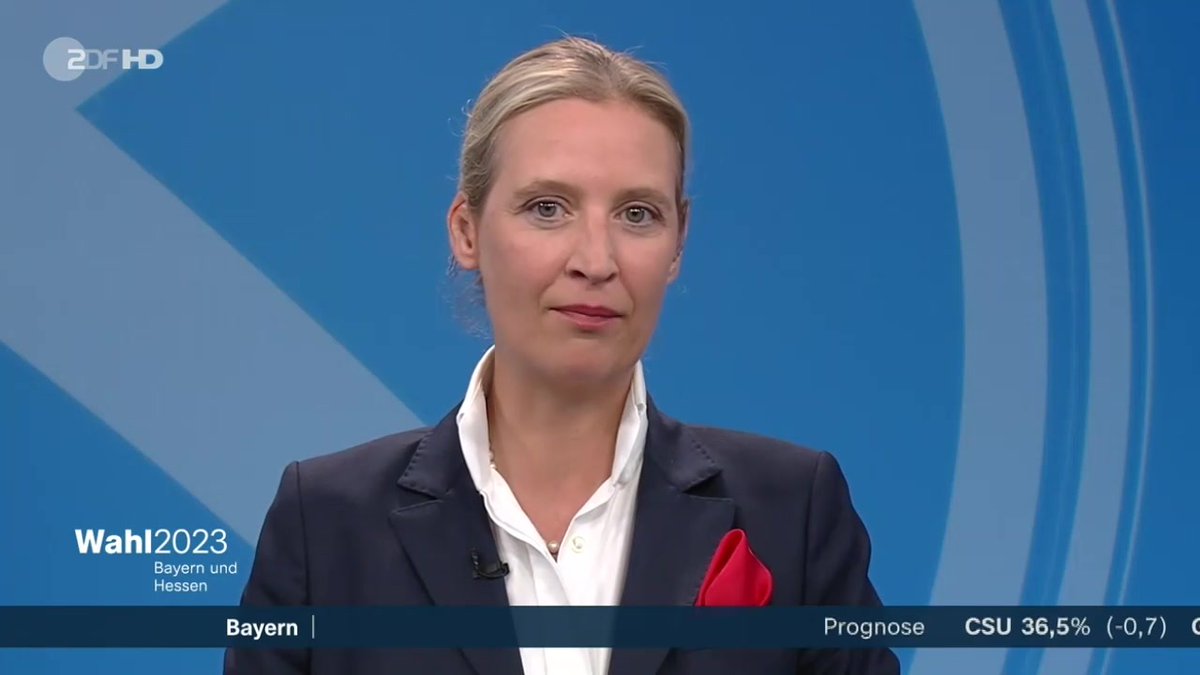 Die AfD ist großer Gewinner bei den Landtagswahlen in Bayern und Hessen. „Es sind Rekordwerte für unsere Partei“, betont die Parteivorsitzende Alice Weidel. Sie spricht von einer „Denkzettel-Wahl“ für die Ampel-Regierung. #ltwBayern #ltwHessen