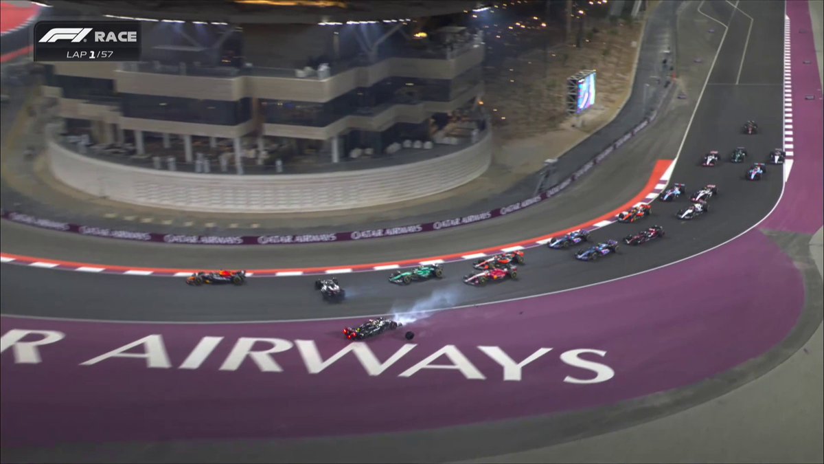 OH NO!! 🤯 Lewis Hamilton and George Russell collide! Hamilton is OUT! ❌