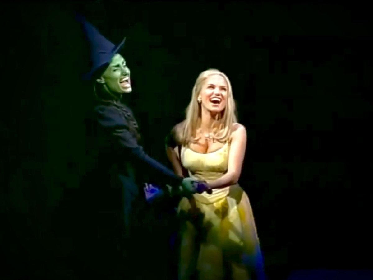 According to the Time Dragon Clock, 20 years ago today during our First Preview we defied gravity on #Broadway for the very first time. 🧹💚 #WICKED20