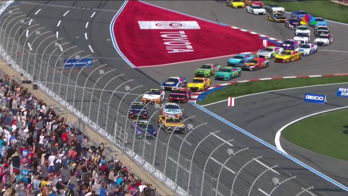 REPOST if you're watching the #NASCARPlayoffs! We're underway from the Charlotte ROVAL on @NBC!