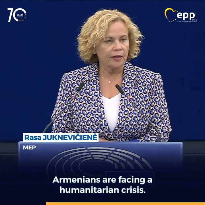 The EPP Group is clear. Ethnic cleansing in #NagornoKarabakh is unacceptable, and we'll hold Azerbaijan accountable! Watch⬇️ David Lega, Rasa Juknevičienė, Michael Gahler, Andrey Kovatchev, Andrius Kubilius, Željana Zovko