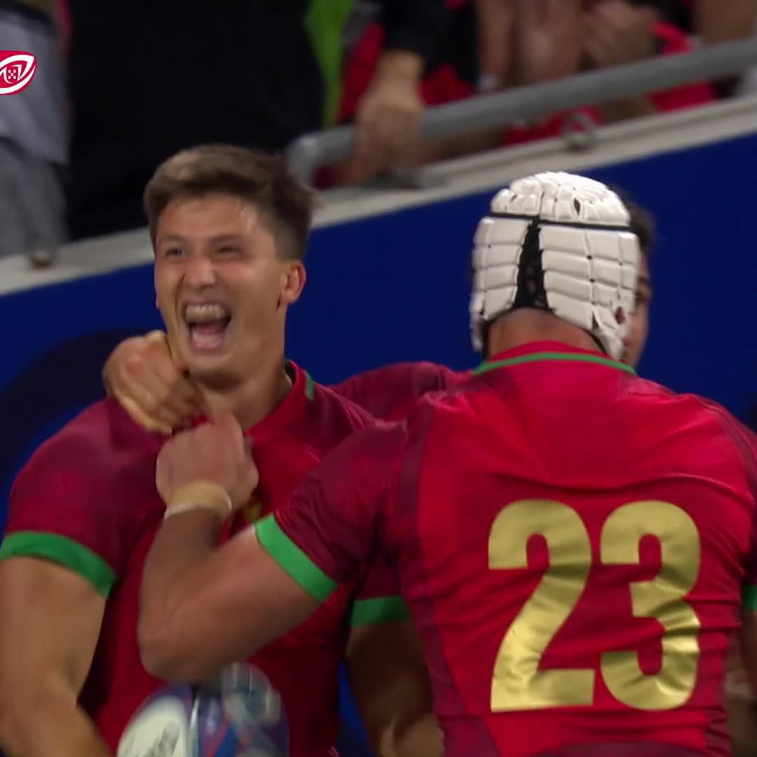 The moments that made history #RWC2023 | #FIJvPOR