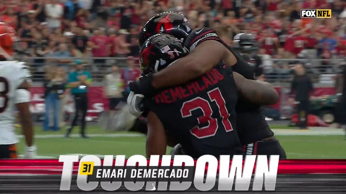 First of his NFL Career 🙌 Emari Demercado x #BirdGang
