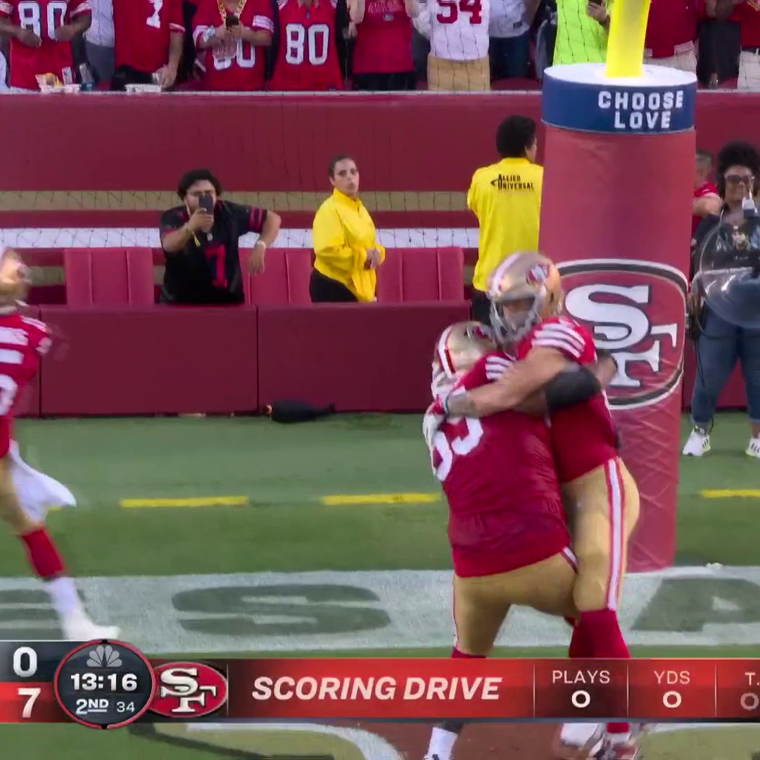 PURDY TO KITTLE X2! 🔥 #FTTB 📺: NBC &amp; Peacock