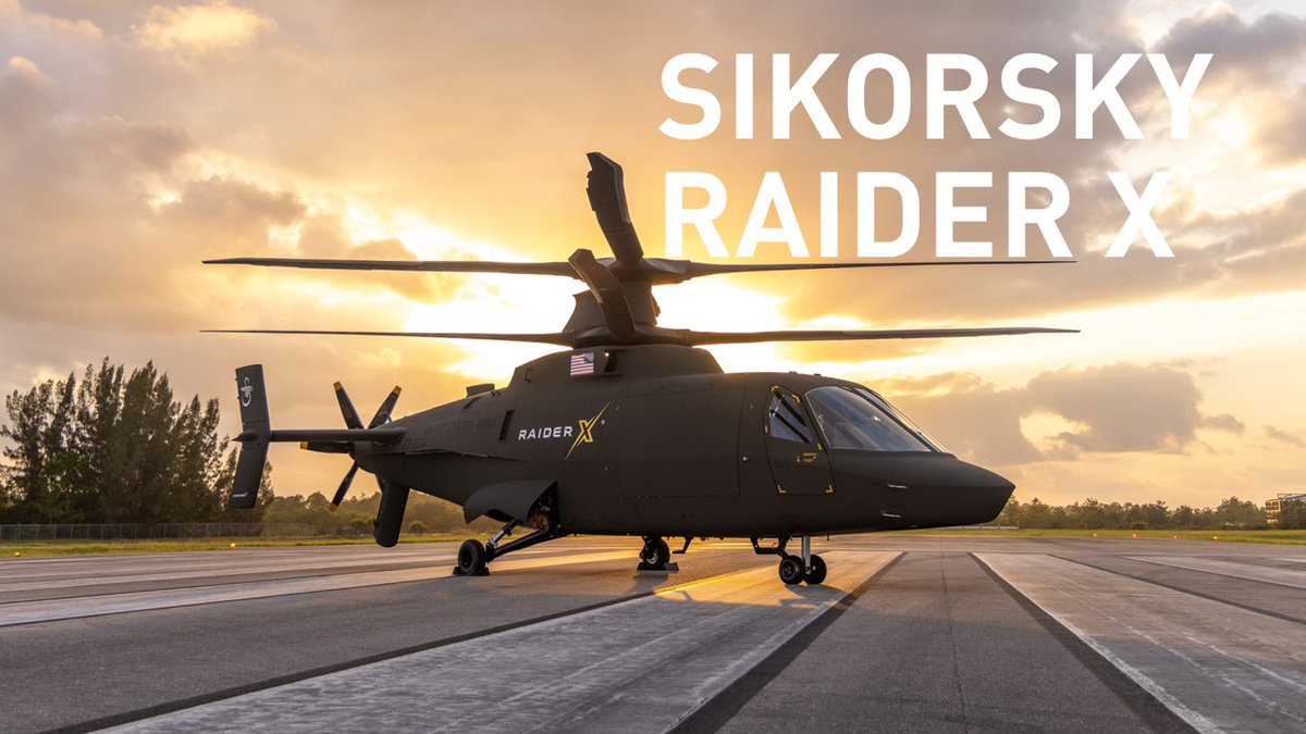 Meet the Sikorsky RAIDER X, a next-gen scout helicopter prototype for the U.S. Army’s Future Attack Reconnaissance Aircraft (FARA) competition. #AUSA2023