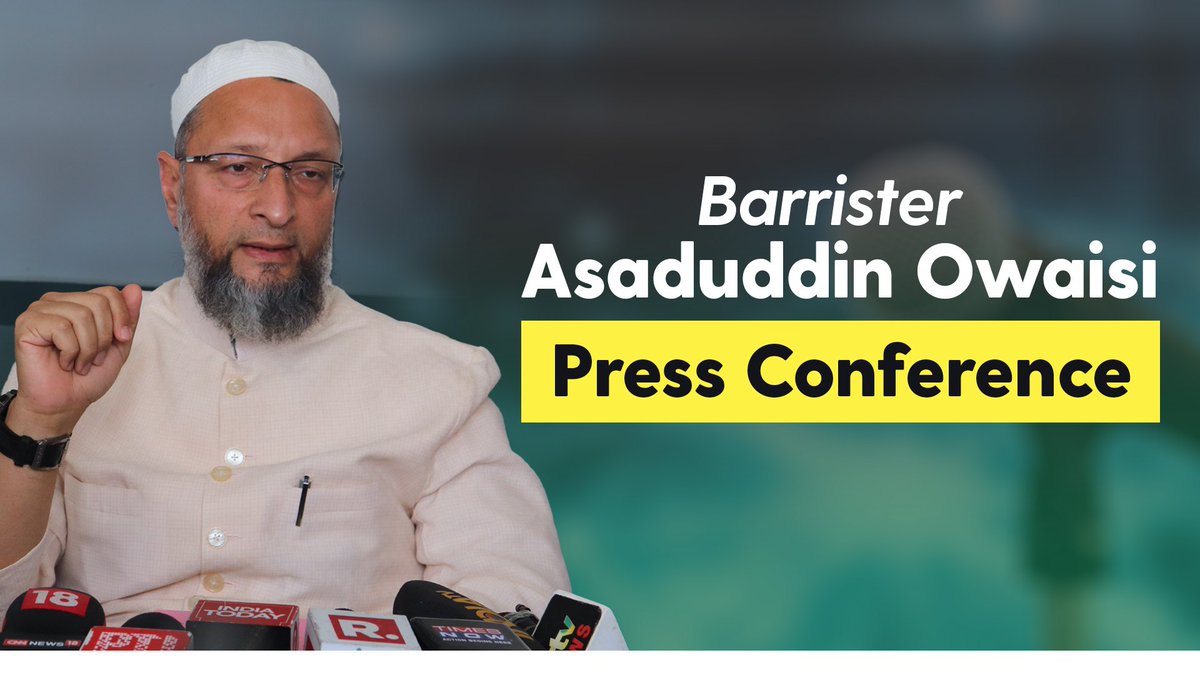 Telangana aur Rajasthan mein Assembly Election 2023, Palestine ki maujooda soorat-e-haal aur dusre mauzo'aat par Darussalam, Hyderabad mein Press Conference