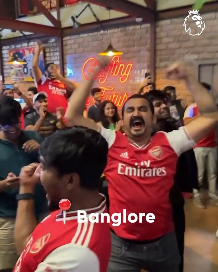 🎵 North London forever 🎵 An unforgettable night for 🇮🇳 Gooners ❤️ #ARSMCI | Arsenal