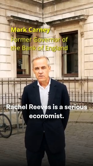 Labour is the party of economic stability. Mark Carney on Rachel Reeves 👇