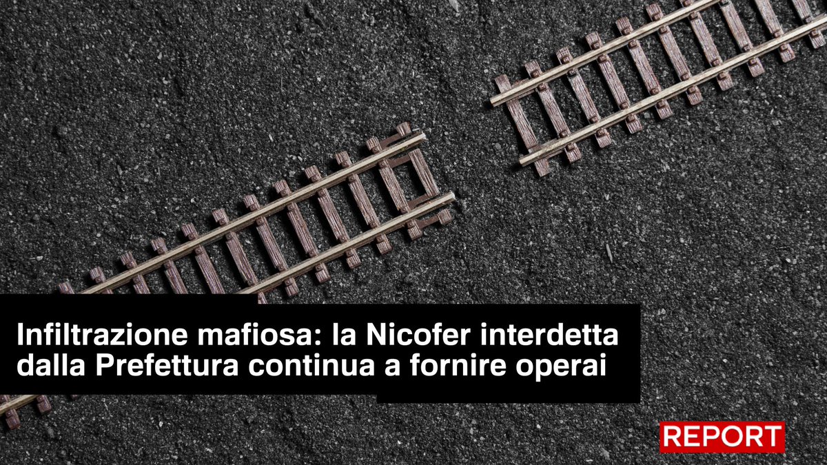L'1 giugno 2017 la Nicofer che collabora con la GCF di Edoardo Rossi viene colpita da un’interdittiva antimafia. Ma il 9 giugno nell’elenco delle maestranze utilizzate da GCF figurano gli operai della Nicofer in distacco. Rivedi l'inchiesta di #Report qui: