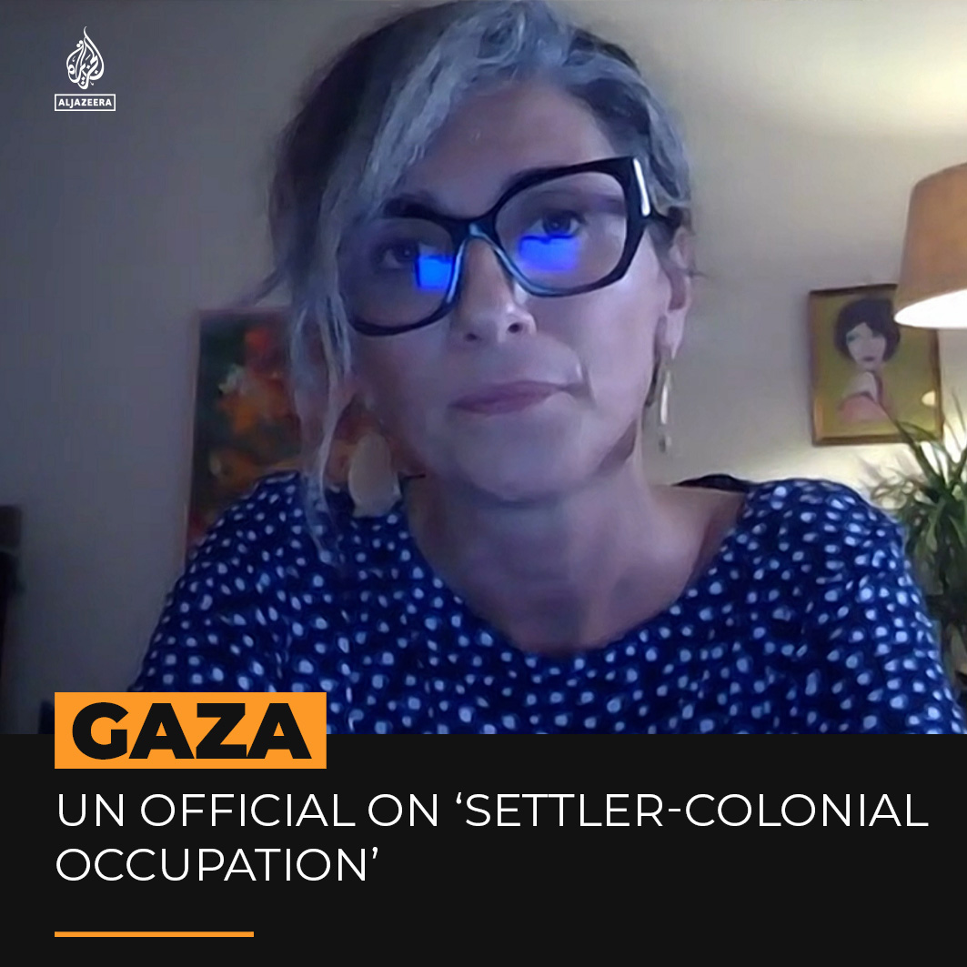 "What's happening needs to be put in context, a context of decades of oppression imposed on the Palestinians. Brutalisation. Structural violence." UN special rapporteur Francesca Albanese, UN Special Rapporteur oPt spoke to Al Jazeera about the fighting between Hamas and Israel ⤵️
