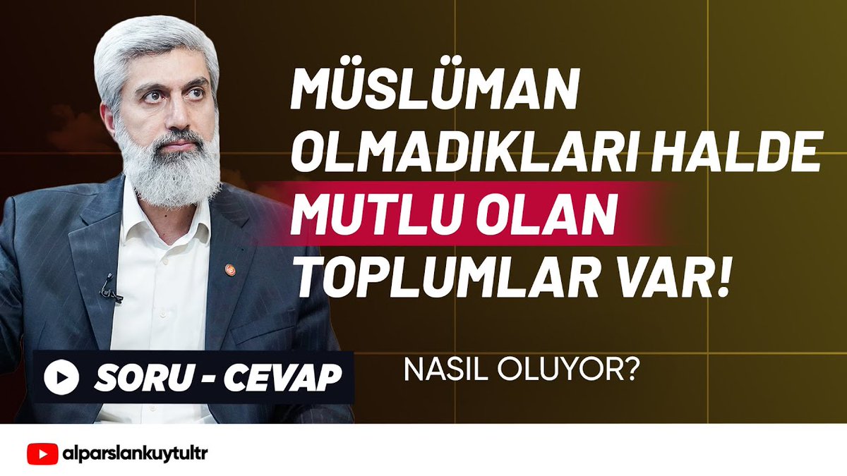 SORU - CEVAP | İslam'ın hakim olmadığı ama huzurun olduğu, zulmün olmadığı toplumlar var diyenlere nasıl cevap verebiliriz? Böyle bir toplum yok. Allah'ın medeniyetinin hakim olmadığı hiçbir toplumda huzur yoktur. Öyle olsa bile biz İslam Medeniyetini sadece bu dünyada huzurlu olmak için istemiyoruz. Allah istediği için istiyoruz, Allah'ın hakkı olduğu için onun dediği olmalı diyoruz. Biz huzur için İslam Medeniyeti istemiyoruz, İslam Medeniyeti olduğunda huzur olacak diyoruz.
