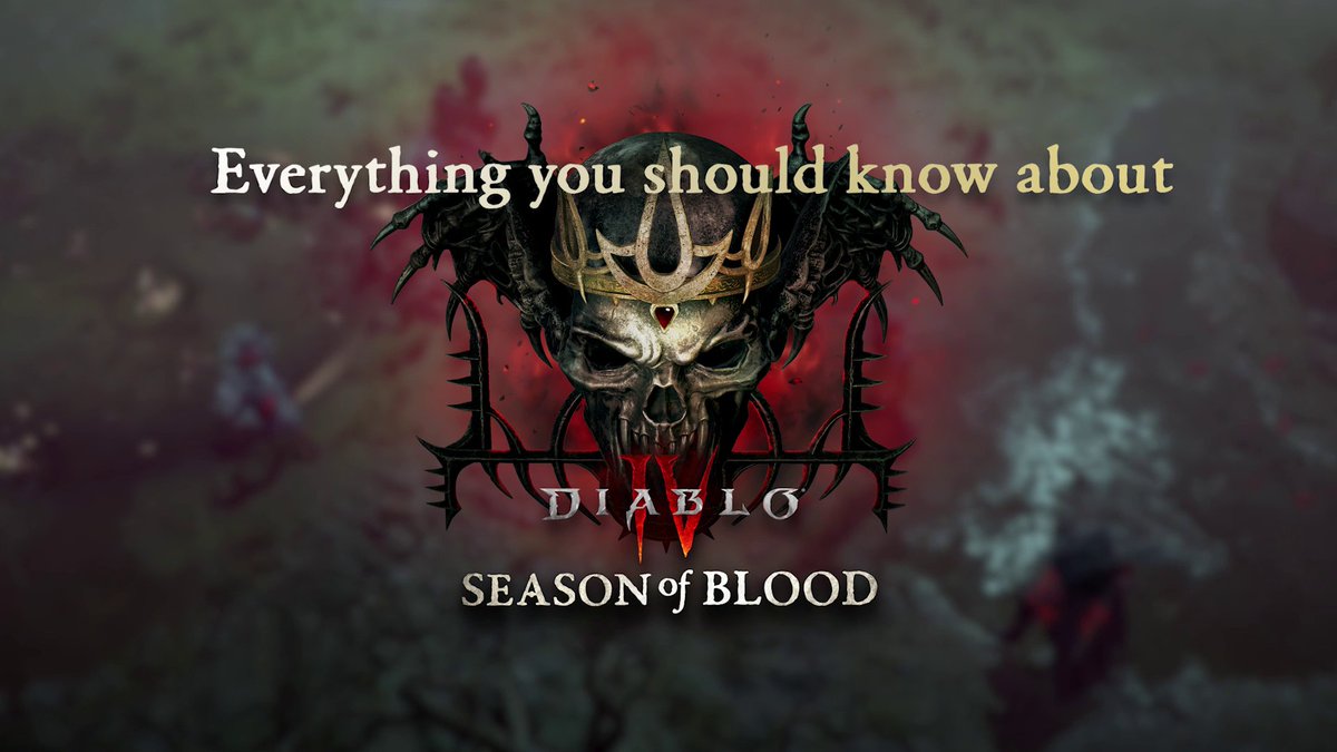 Be prepared to spill blood 😈🩸 Here’s what you need to know about the changes coming to #DiabloIV in the Season of Blood.