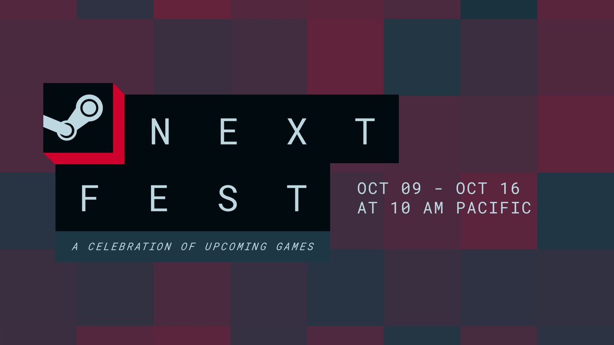 Welcome back to Steam Next Fest! For the next week, play hundreds of demos, interact with developer livestreams, and wishlist your favorites! With games of all types participating, there's something for everyone at Next Fest.